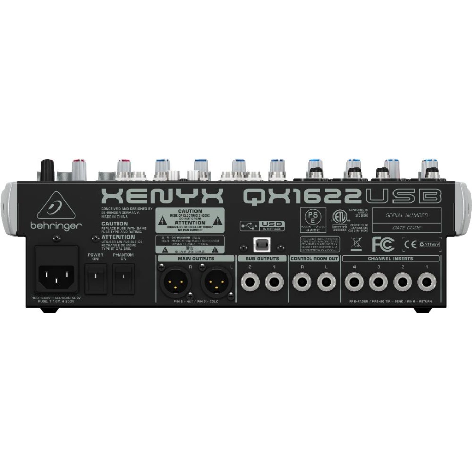 Купить микшерный пульт Behringer Xenyx QX 1622 USB в интернет