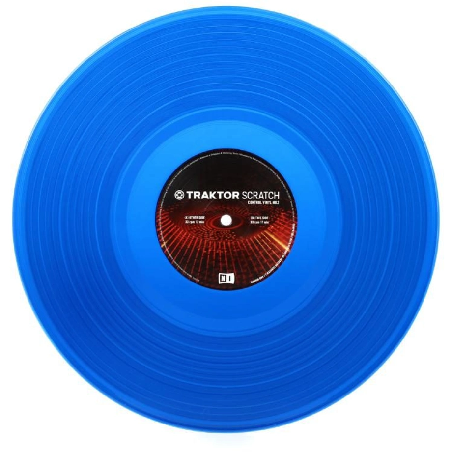 Фото №2 Пластинки с тайм-кодом Native Instruments Traktor Scratch Pro Control Vinyl MK2 Blue