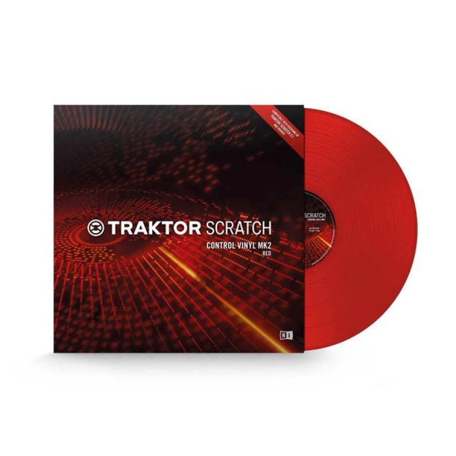 Фото №2 Пластинки с тайм-кодом Native Instruments Traktor Scratch Pro Control Vinyl MK2 Red