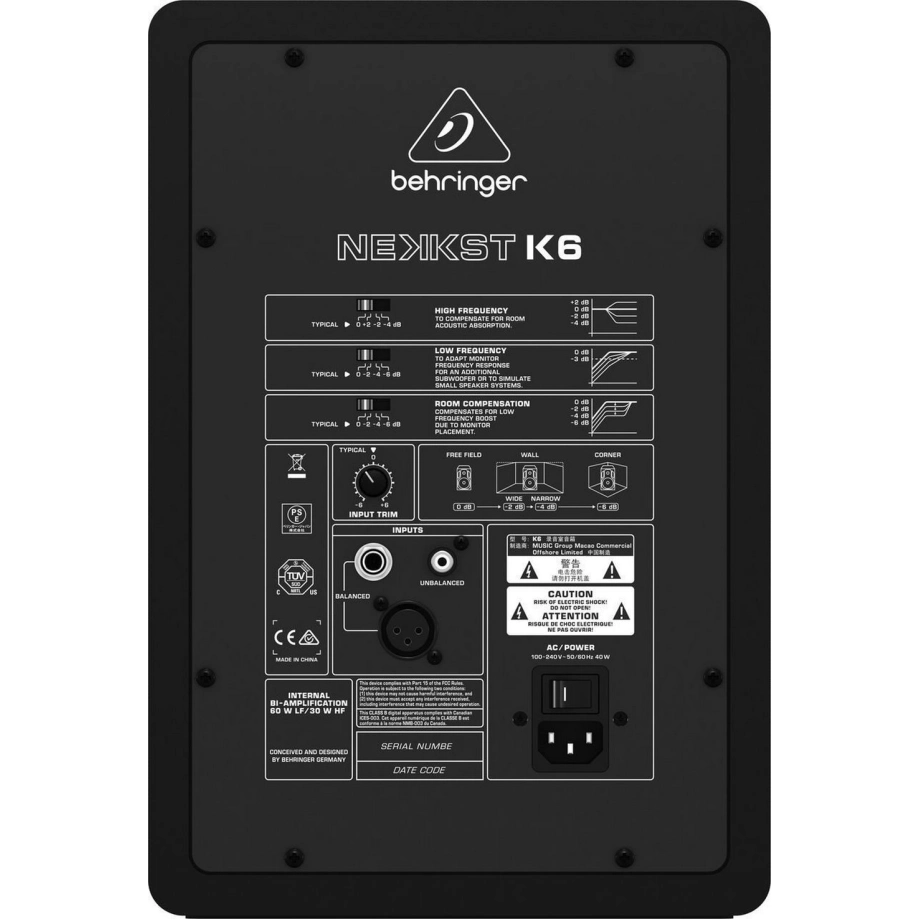 Фото №2 Студійний монітор Behringer NEKKST K6