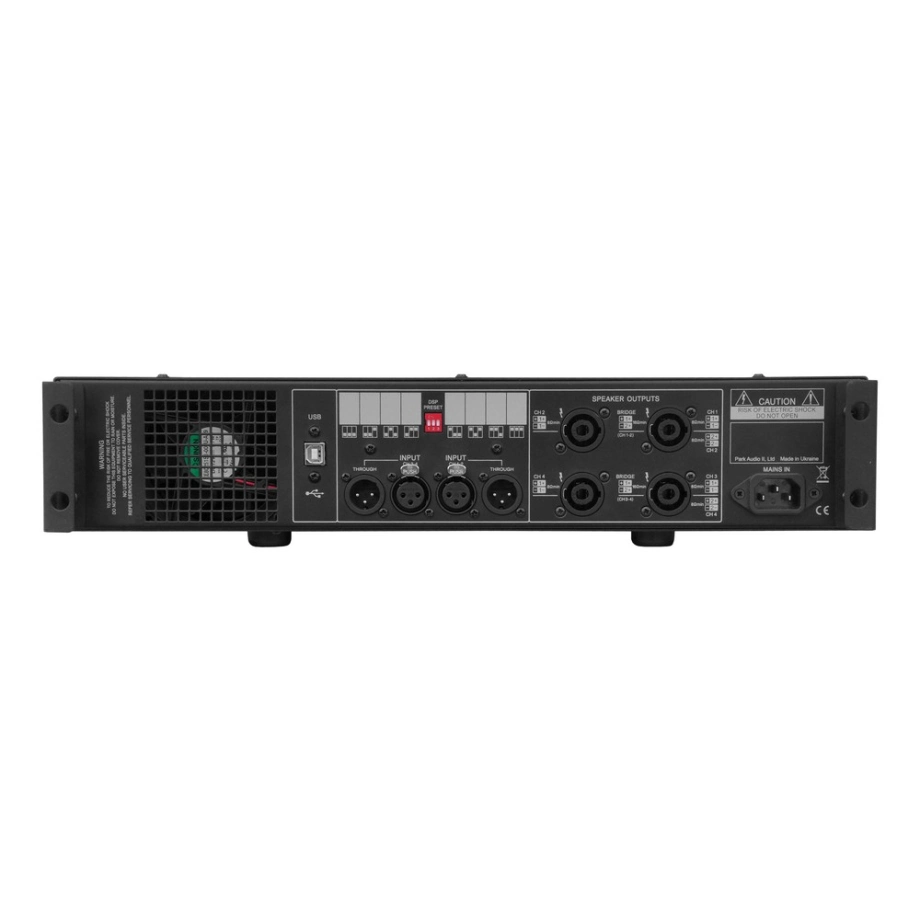 Фото №2 Підсилювач потужності Park Audio DF1408 DSP