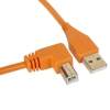 Коммутация UDG Ultimate Audio Cable USB 2.0 AB Orange Straight 1m