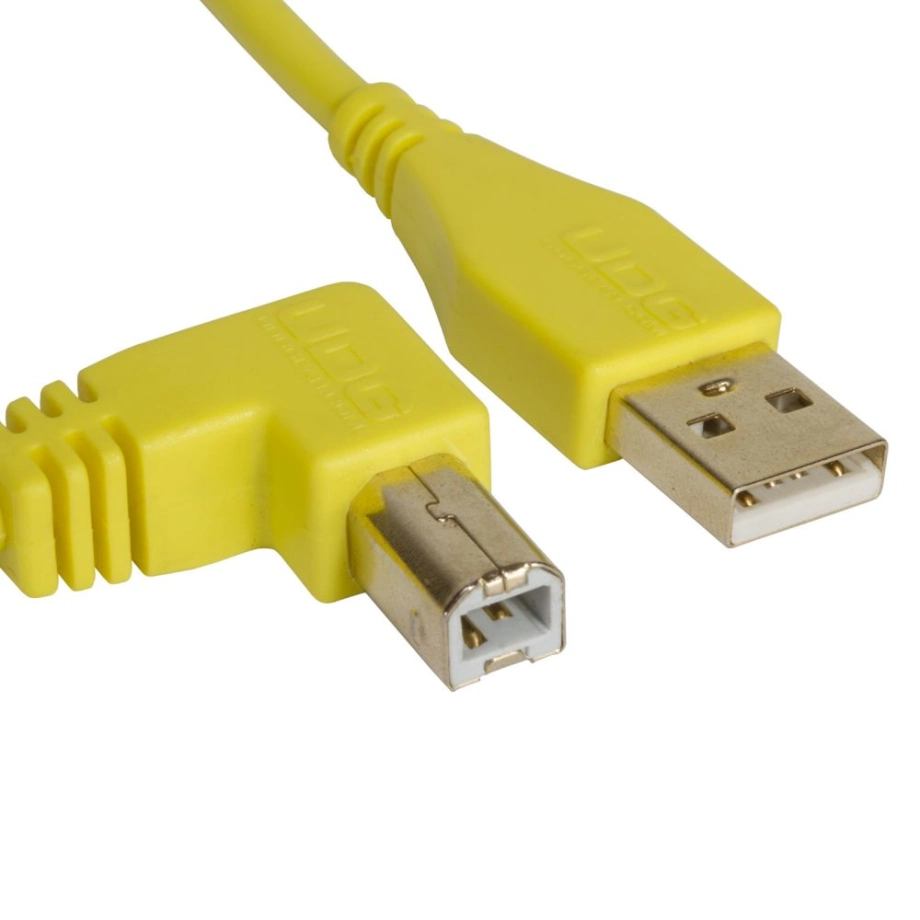 Фото №2 Коммутация UDG Ultimate Audio Cable USB 2.0 A-B Yellow Angled