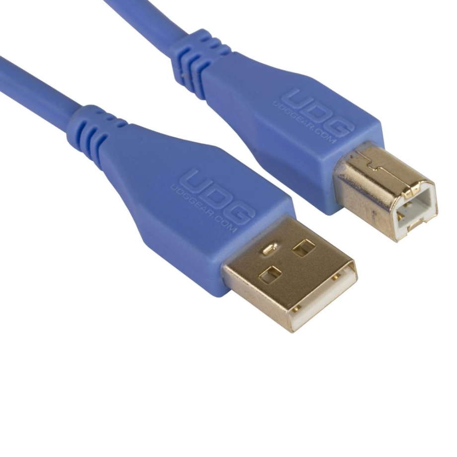Фото №2 Комутація UDG Ultimate Audio Cable USB 2.0 A-B Blue Angled 1 m