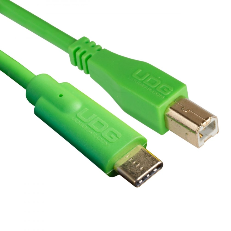 Фото №2 Коммутация UDG Ultimate Audio Cable USB 2.0 C-B Green Straight 1.5 m