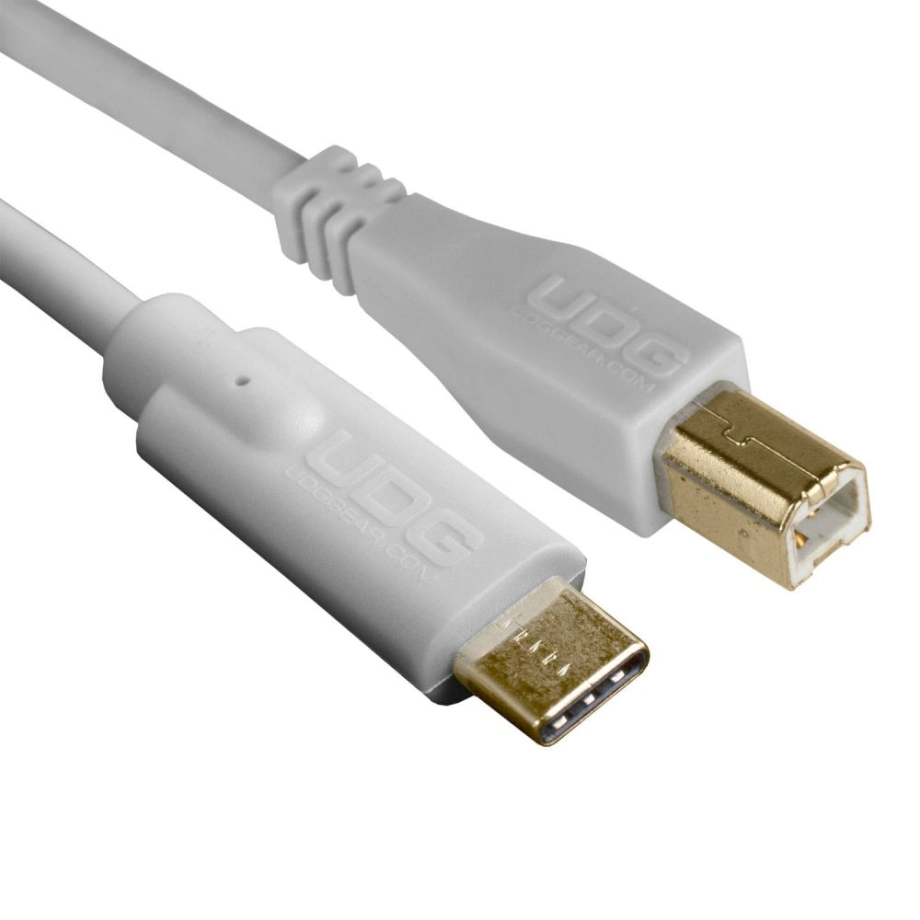 Фото №2 Коммутация UDG Ultimate Audio Cable USB 2.0 C-B White Straight 1.5 m