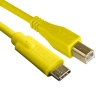 Коммутация UDG UDG Ultimate Audio Cable USB 2.0 C-B Yellow Straight 1.5 m