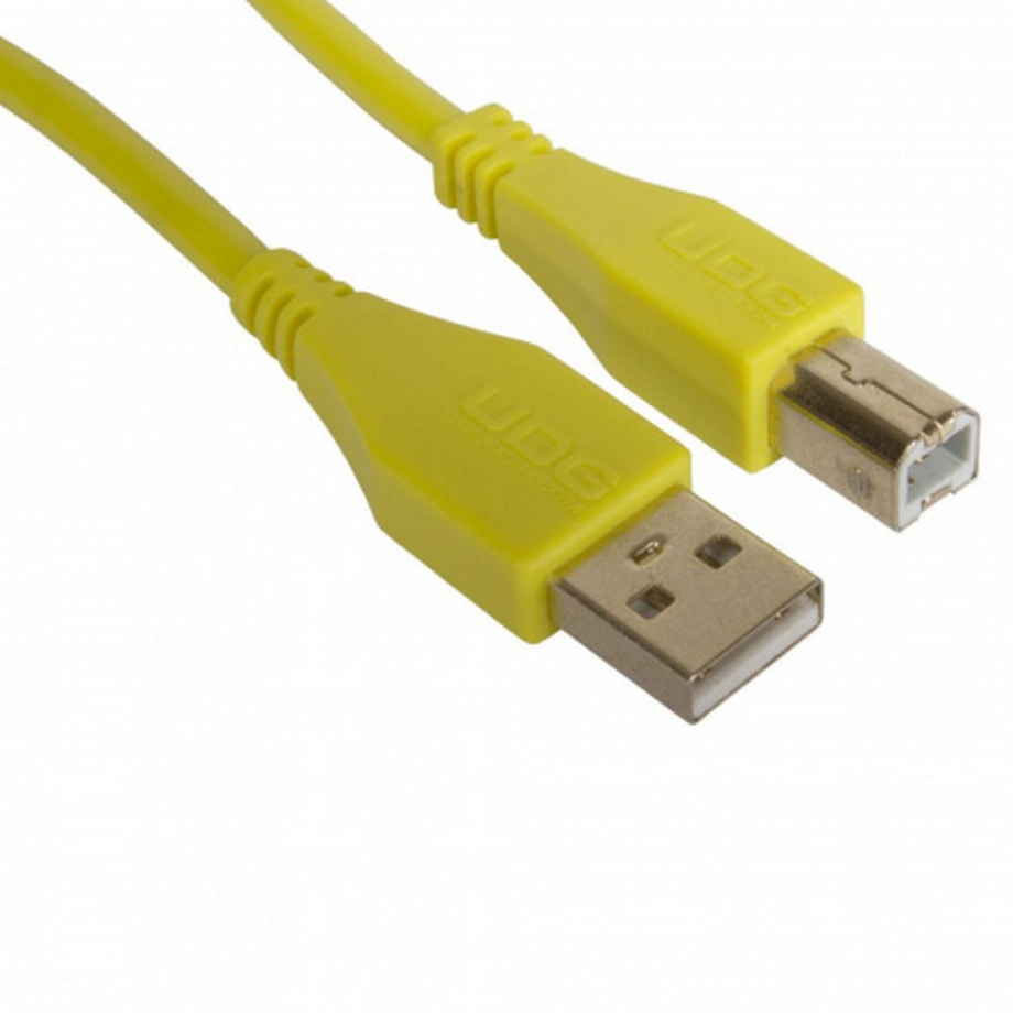 Фото №2 Комутація UDG Ultimate Audio Cable USB 2.0 AB Yellow Straight 1m