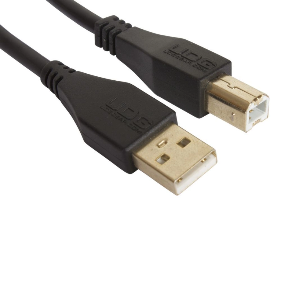 Фото №2 Коммутация UDG Ultimate Audio Cable USB 2.0 A-B Black Straight 1m