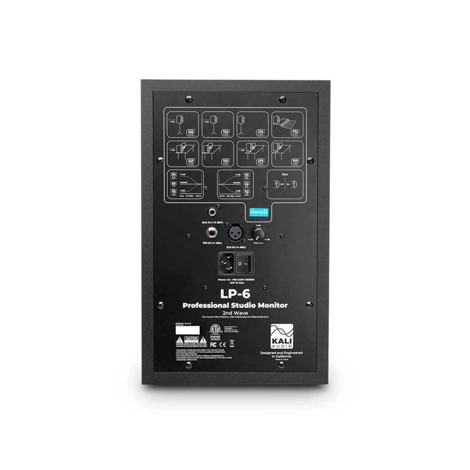 Купить студийный монитор Kali Audio LP-6 2nd Wave Black в интернет