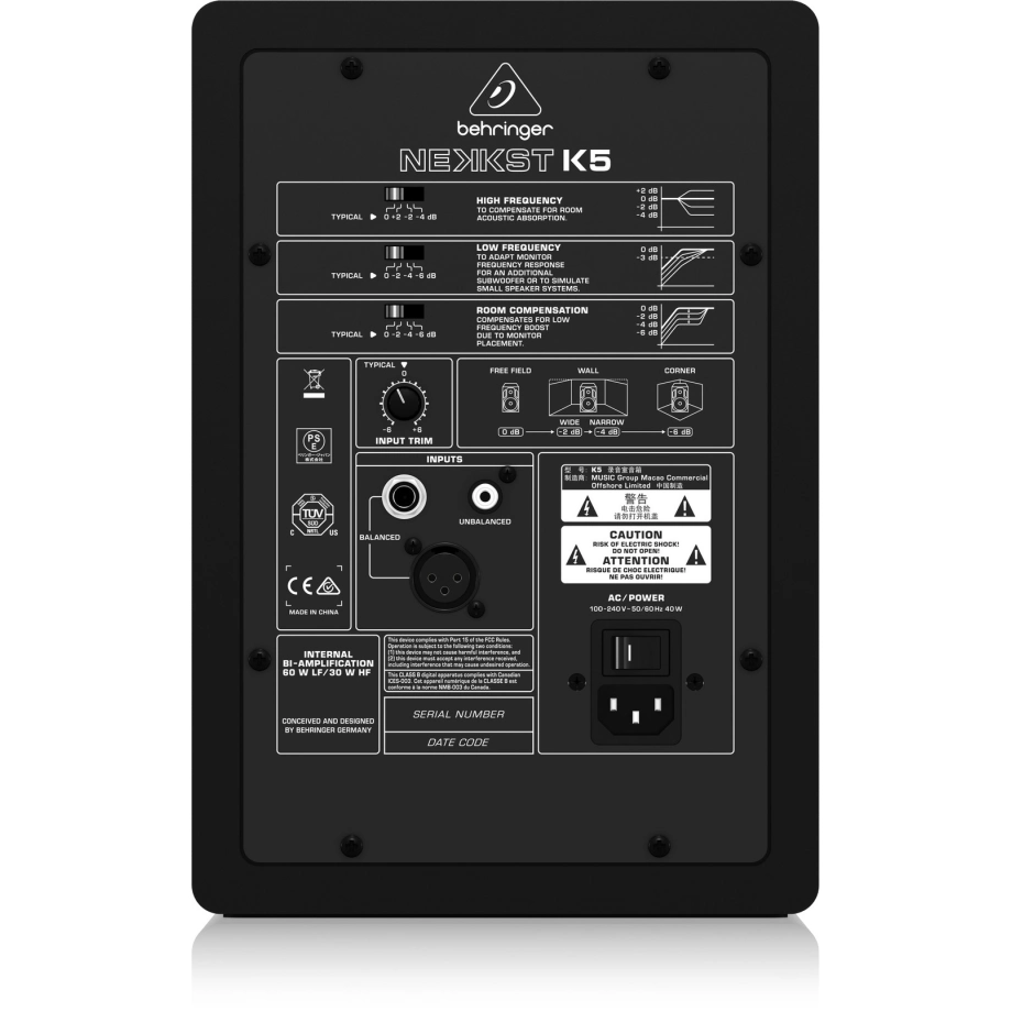 Фото №2 Студийный монитор Behringer NEKKST K5