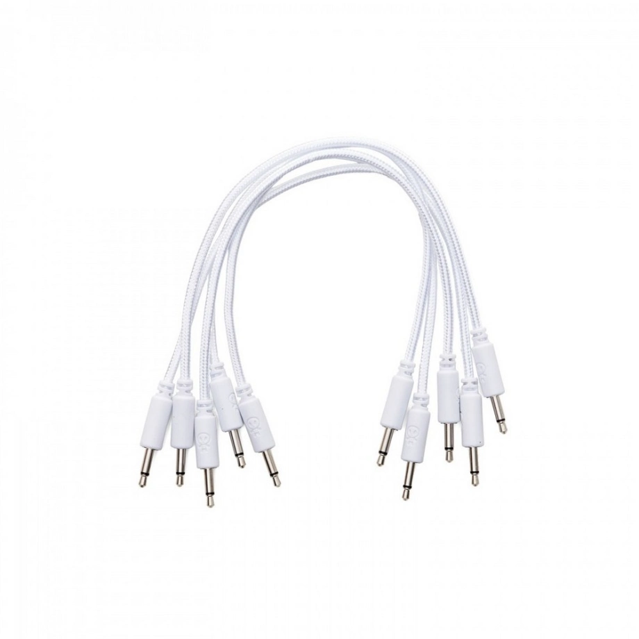 Фото №2 Коммутация Erica Synths Braided Eurorack Patch Cables 10cm (5 pcs) White