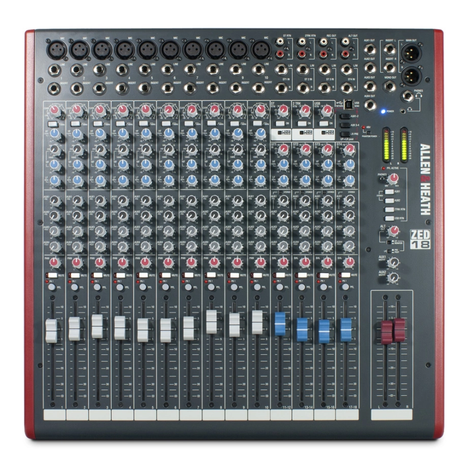 Фото №2 Мікшерний пульт Allen & Heath ZED-18