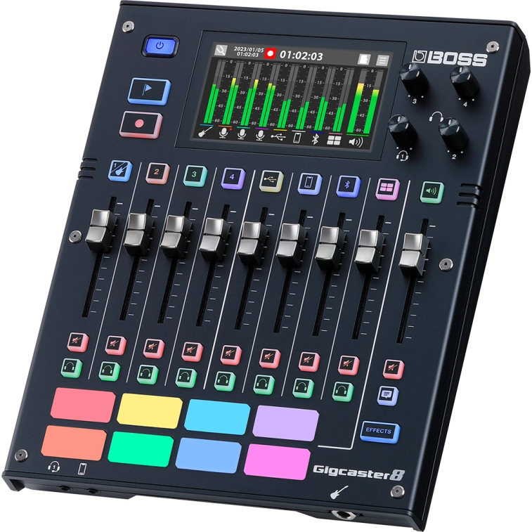 ギター BOSS Gigcaster 8 Купить микшерный пульт Boss GCS-8 Gigcaster в интернет-магазине