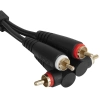 Комутація UDG Ultimate Audio Cable Set RCA Straight-RCA Angled 3m