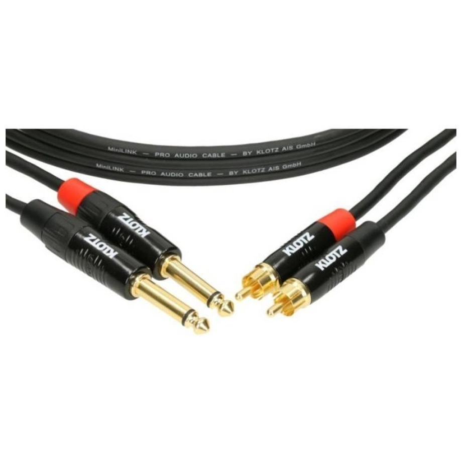 Фото №2 Коммутация Klotz KT-CJ300 MINILINK PRO TWIN CABLE BLACK 3 M