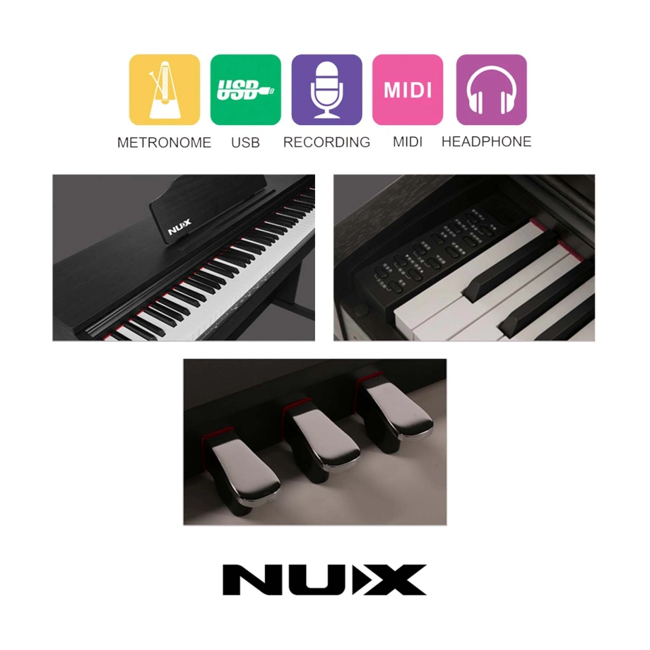 Фото №2 Цифровое пианино NUX WK-400