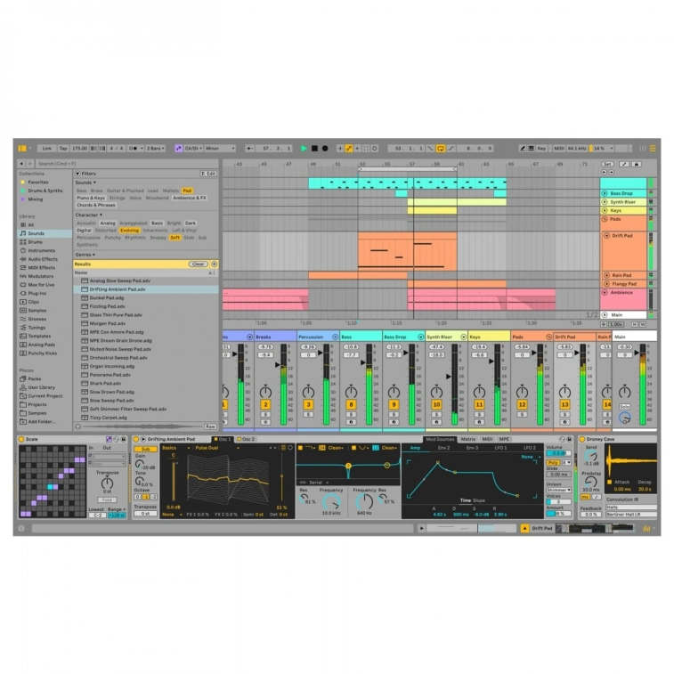 Купить программу для создания музыки Ableton Live 12 Suite в