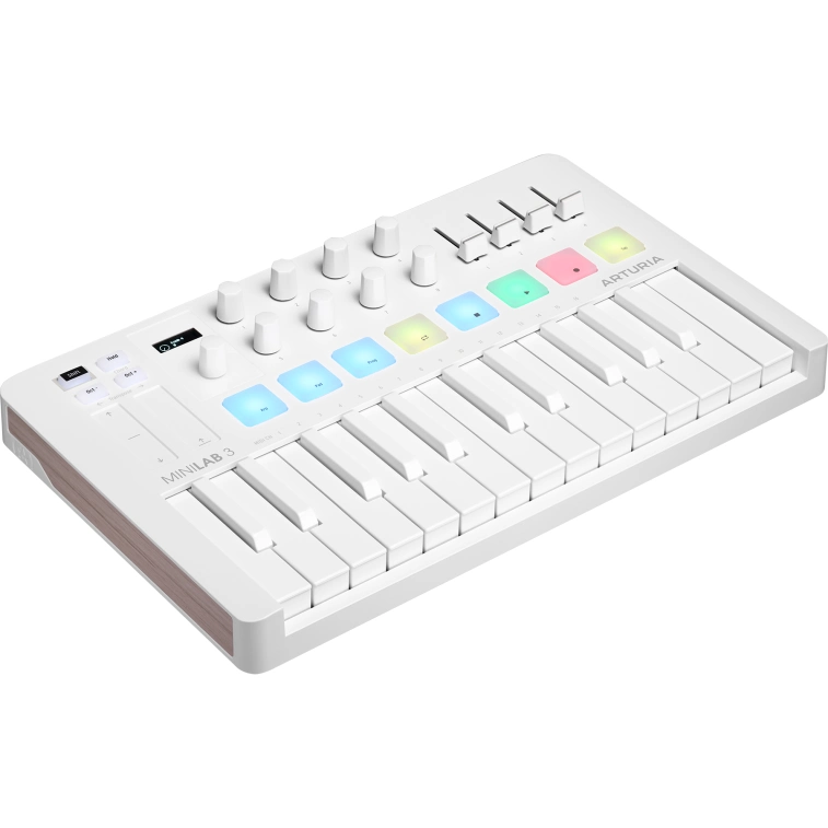 Купить midi-клавиатуру Arturia MiniLab 3 Alpine White + Arturia