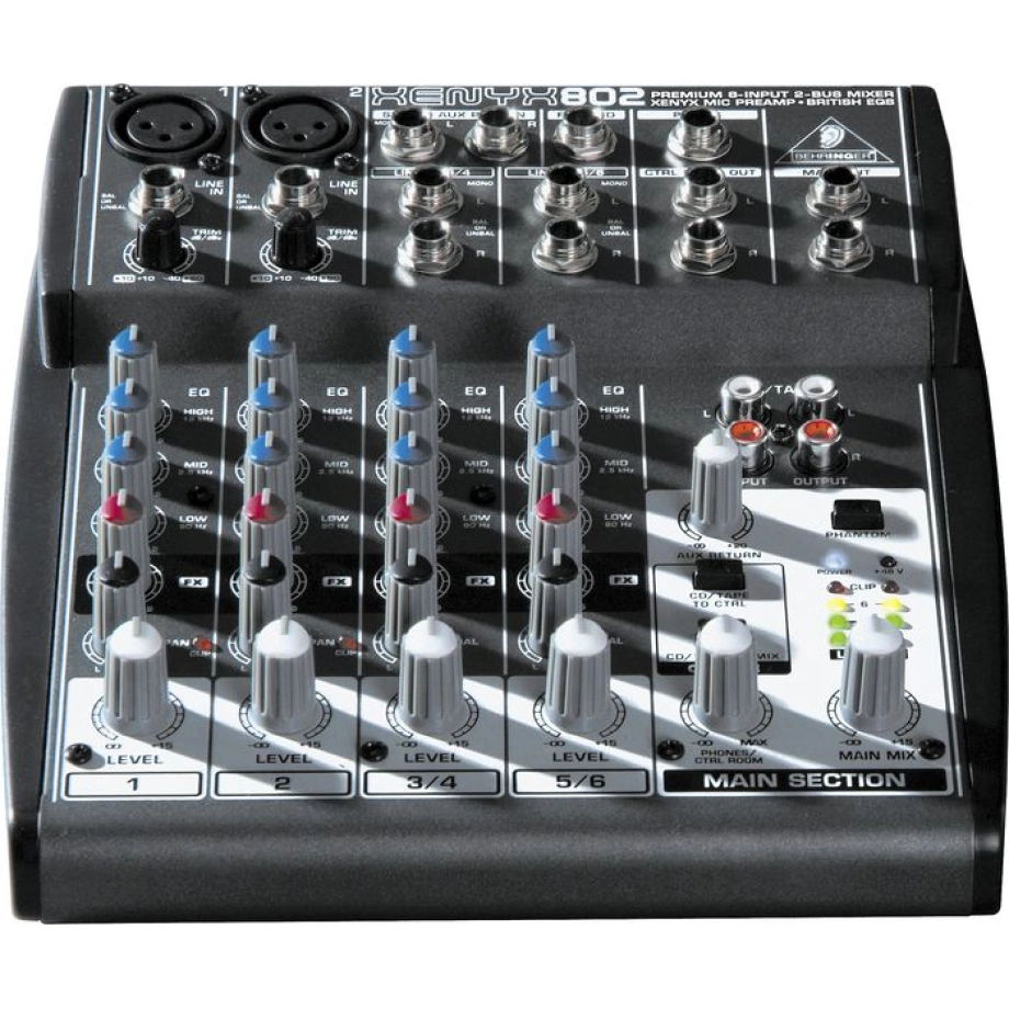 Купить микшерный пульт Behringer Xenyx 802 в интернет-магазине
