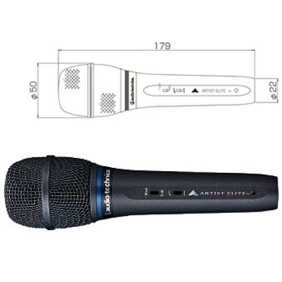Фото №3 Вокальный микрофон Audio-Technica AE5400