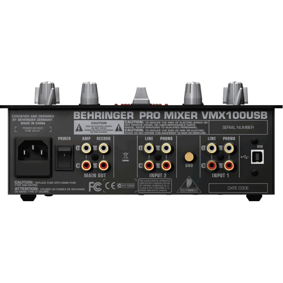 Фото №3 DJ-мікшер Behringer VMX100USB