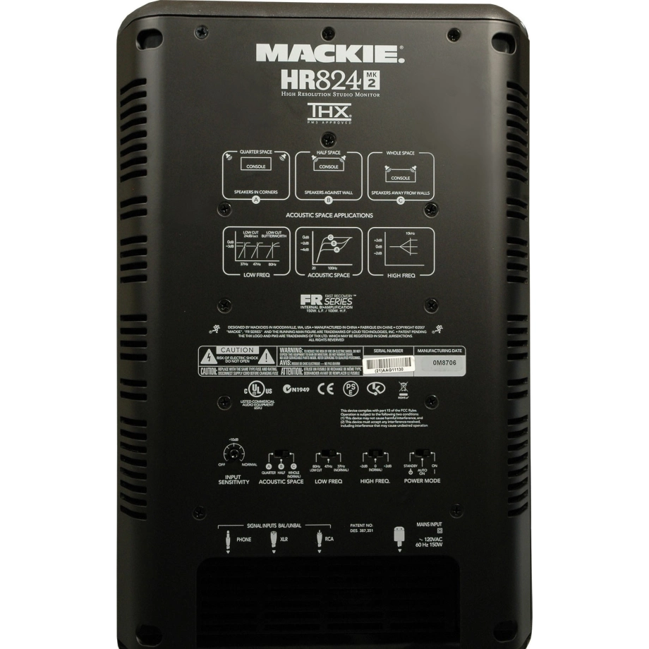 Фото №3 Студийный монитор Mackie HR824mk2