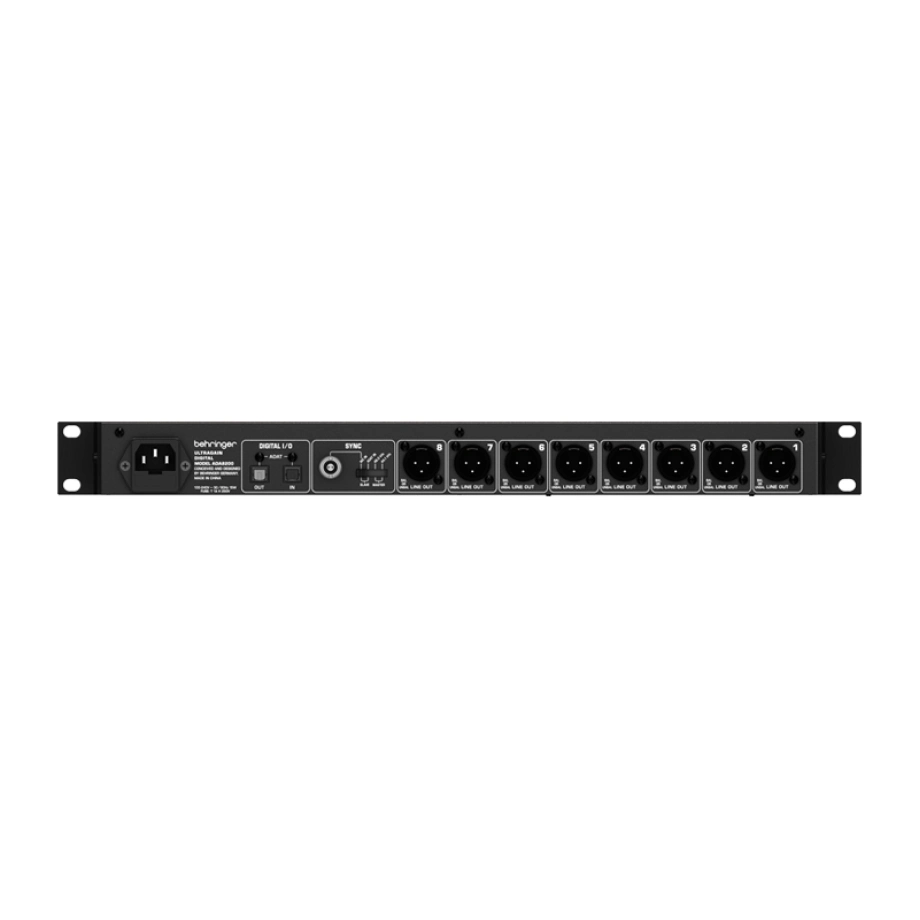 配信機器・PA機器・レコーディング機器 BEHRINGER ADA8200 ULTRAGAIN DIGITAL Купить предусилитель Behringer ADA8200 в интернет-магазине PRODJ