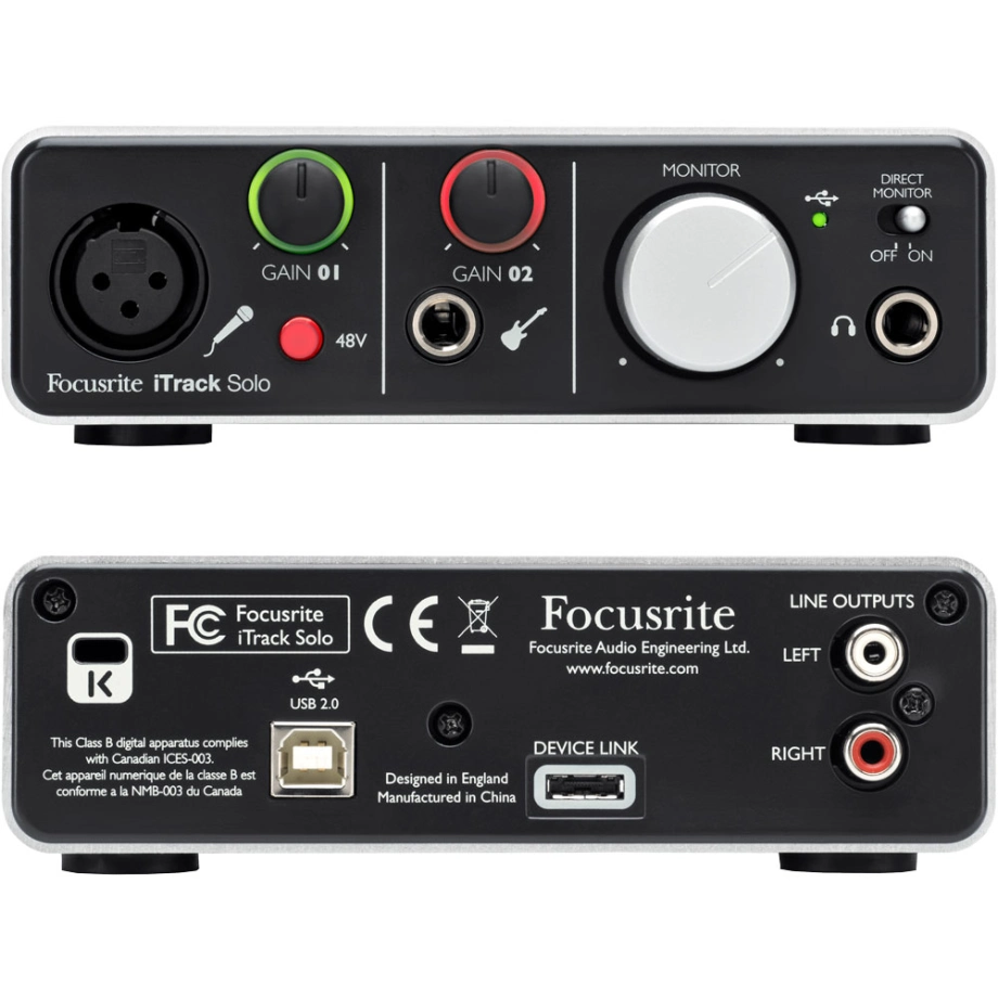 Фото №3 Звуковая карта Focusrite iTrack Solo