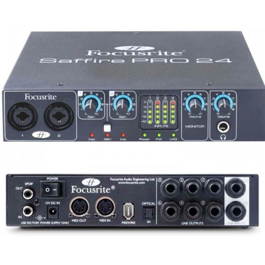 Фото №3 Звуковая карта Focusrite Saffire PRO 24