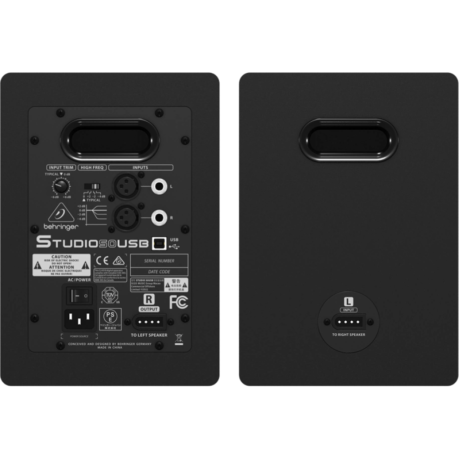 Фото №3 Студійний монітор Behringer Studio 50USB
