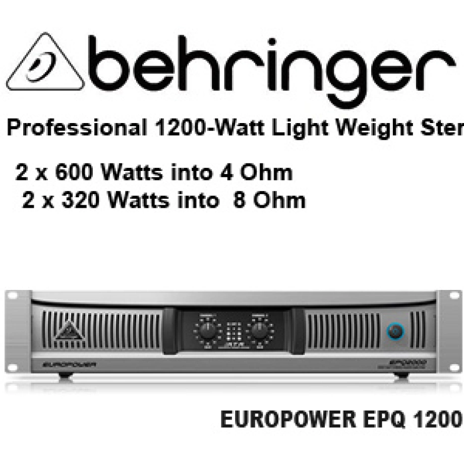 Фото №3 Підсилювач потужності Behringer EPQ 1200