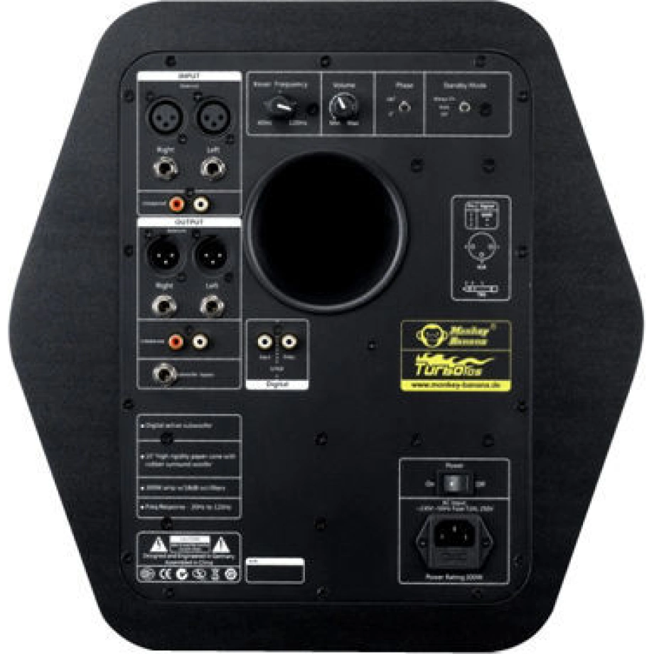 Фото №3 Студійний сабвуфер Monkey Banana Turbo 10 black