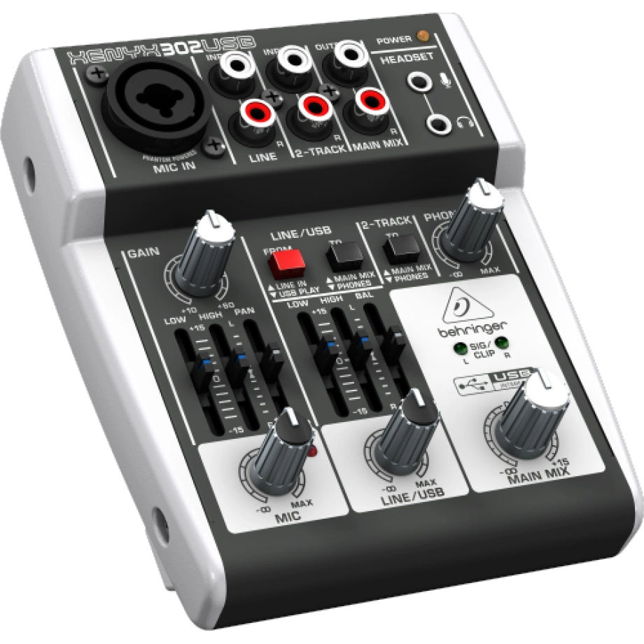 Фото №3 Мікшерний пульт Behringer XENYX 302USB
