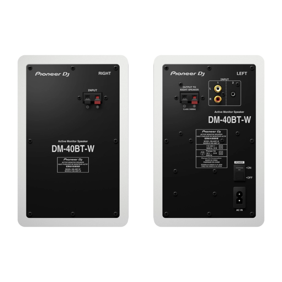 Фото №3 Студийный монитор Pioneer DJ DM-40BT-W