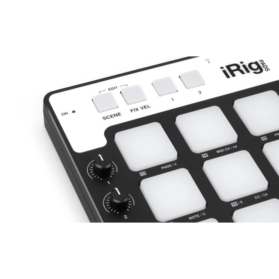 DJ機材 IK MULTIMEDIA iRig Pads MIDI DJ-контроллер IK Multimedia iRig Pads MIDI | Купить в PRODJ.ua