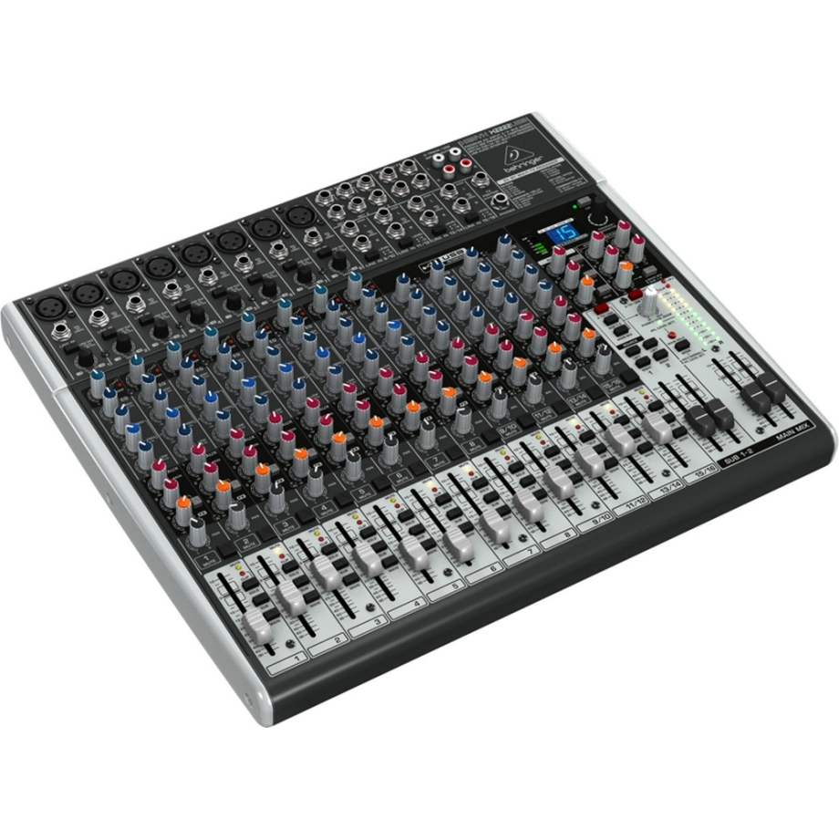 【2台セット】Behringer ラインミキサー ＆ パッチベイ ラック構築用 Мікшерний пульт Behringer XENYX X2222USB — купити в інтернет