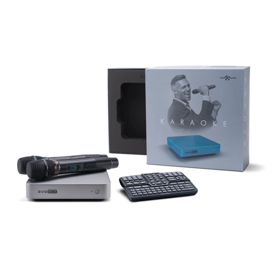 Фото №3 Караоке-система Studio Evolution EVOBOX Plus Silver с микрофонами SE 200D