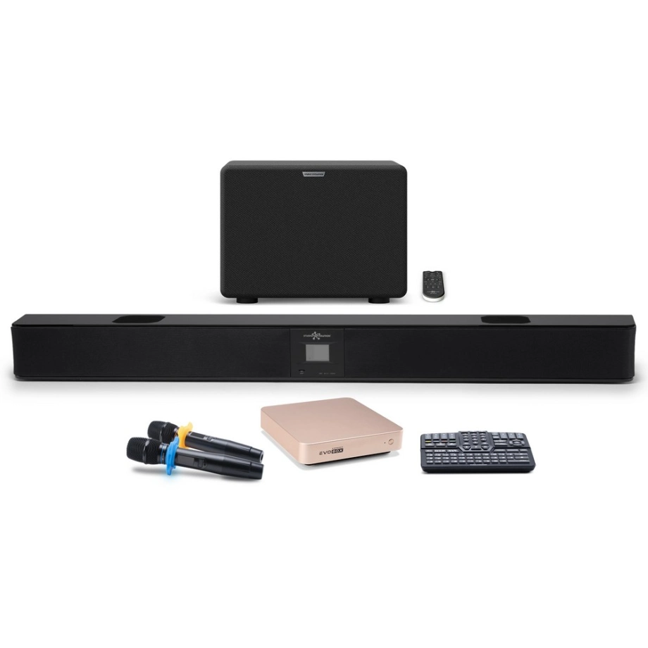 Фото №3 Караоке-система Studio Evolution EVOBOX Plus Gold с микрофонами SE 200D и саундбаром EvoSound Bar