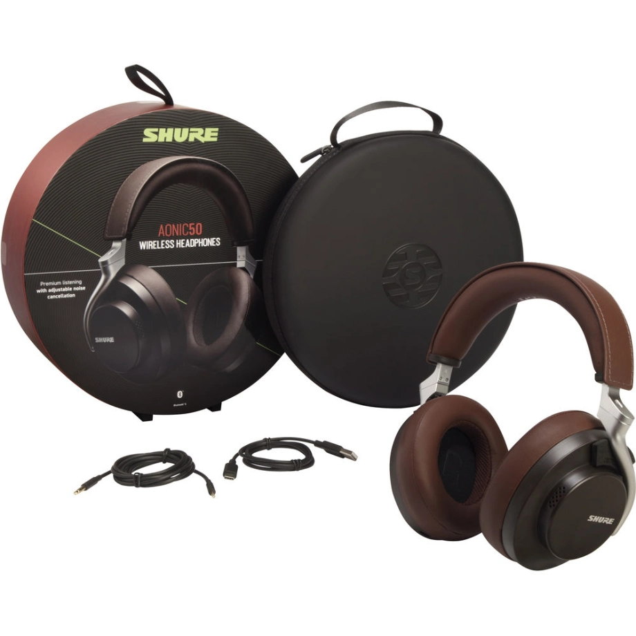 Фото №3 Студійні навушники Shure AONIC 50 Brown