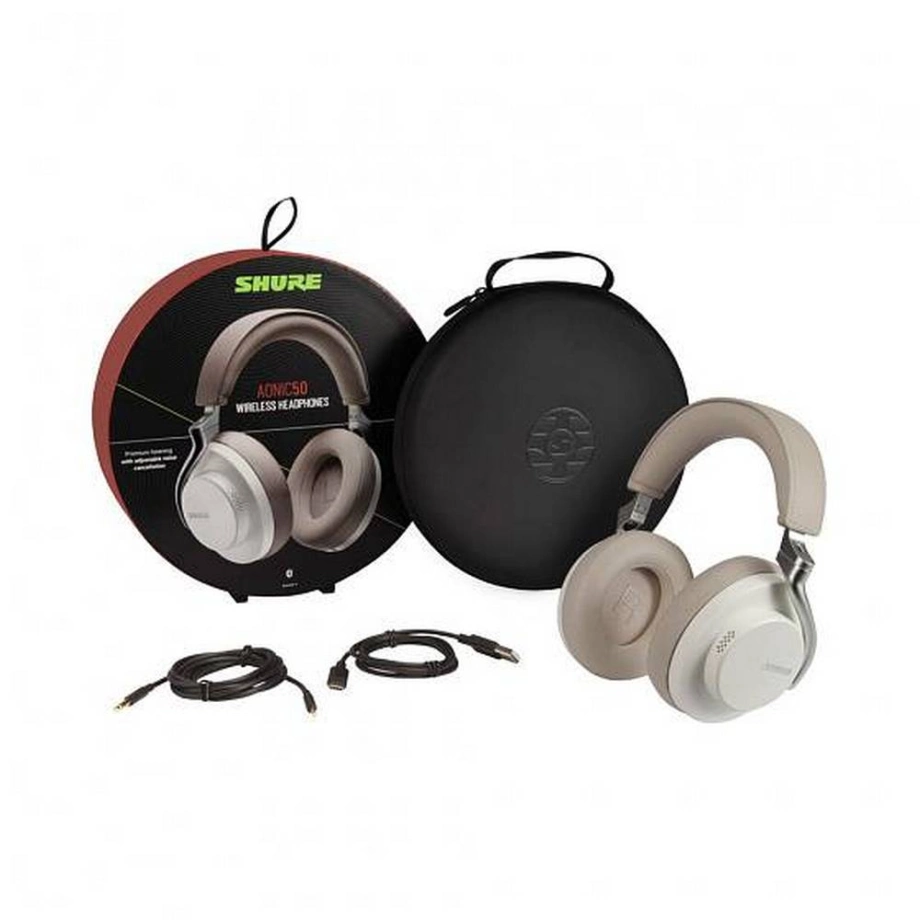 Фото №3 Студійні навушники Shure AONIC 50 White