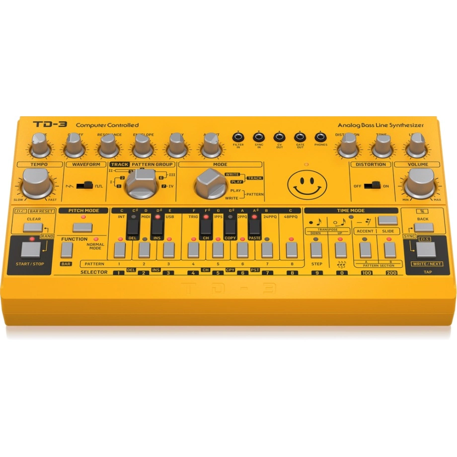 Синтезатор і робоча станція Behringer TD-3-AM (Yellow) — купити в