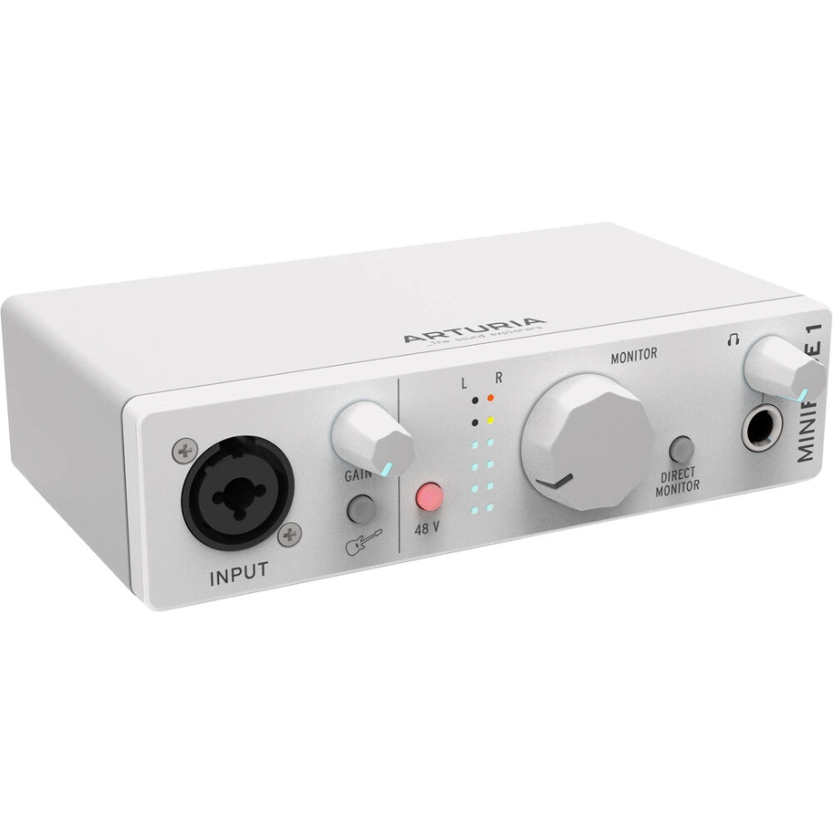 Фото №3 Звуковая карта Arturia MiniFuse 1 (White)