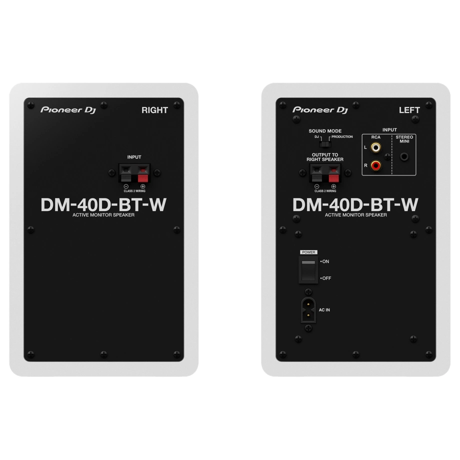 Фото №3 Студийный монитор Pioneer DJ DM-40D-BT-W