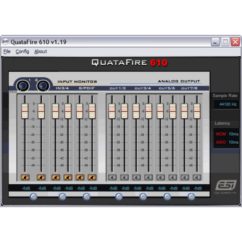 Фото №4 Звуковая карта ESI QuataFire 610