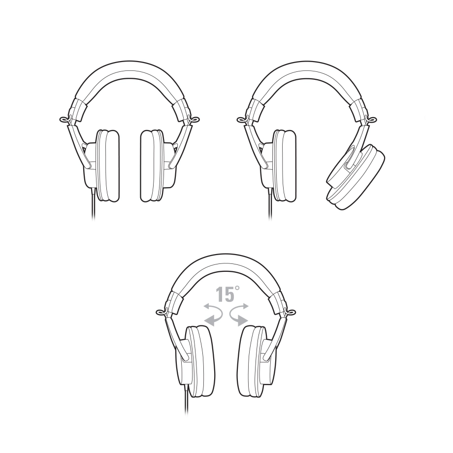 Фото №4 Студійні навушники Audio-Technica ATH-M20X
