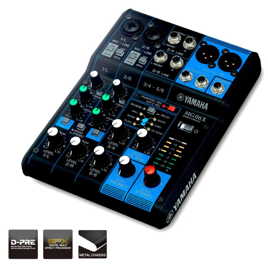 Купить микшерный пульт Yamaha MG06X в интернет-магазине PRODJ по