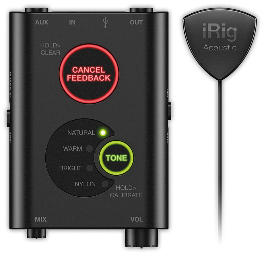 Купить инструментальный микрофон IK Multimedia iRig Acoustic Stage