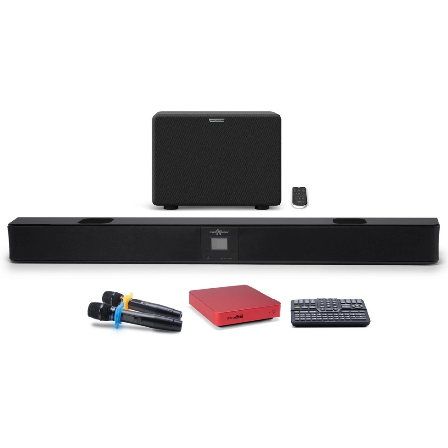 Фото №4 Караоке-система Studio Evolution EVOBOX Plus Ruby с микрофонами SE 200D и саундбаром EvoSound Bar