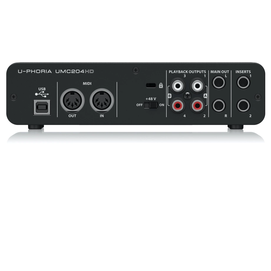 Купить звуковую карту Behringer UMC204HD в интернет-магазине PRODJ